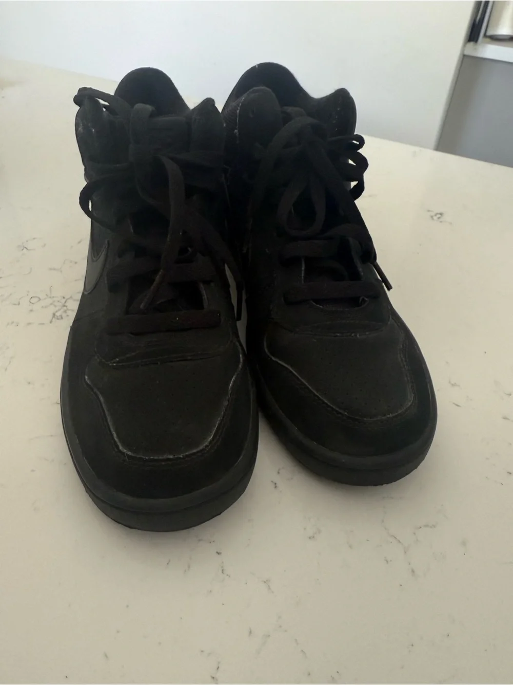 Nike Kids Black High-Top Sneakers